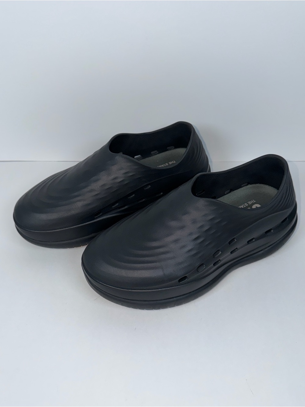 Stand+ AntiGrav Recovery Work Slip on Ultra Comfort M 5.5 W 7.5 Black Ember